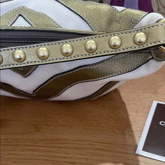 Coach Y2K Metallic Bronze Zebra Pouchette - Picture 8 of 16